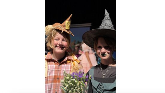 Theater Buffs Alice Manning (L) and Kaia Kimball.