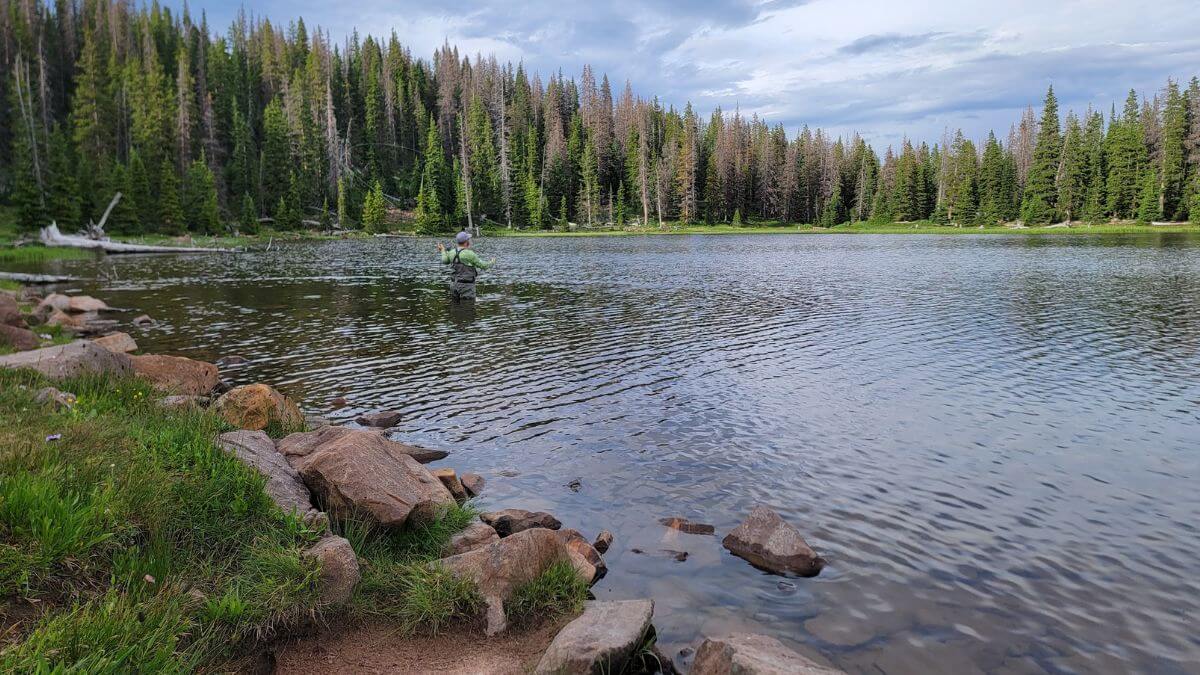 High elevation fishing in the Uintas.