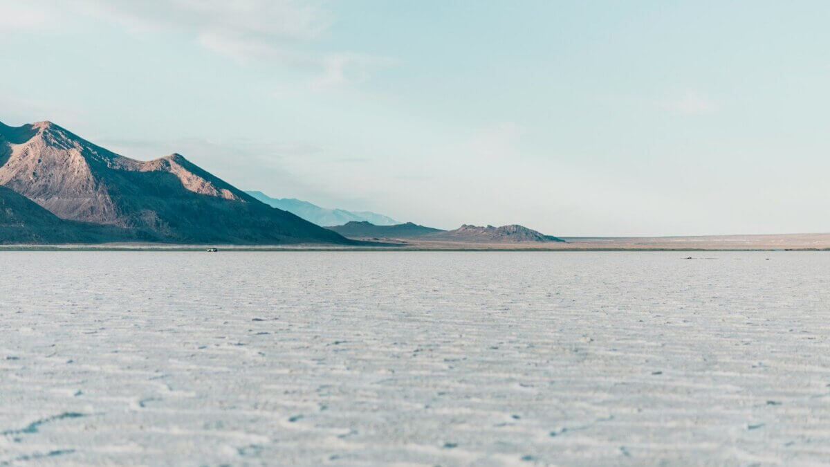 Salt Flats in Utah where recent records have been broken.