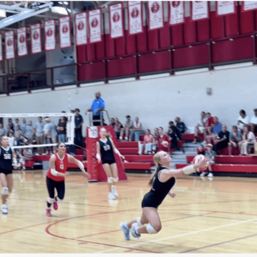 Miners Girls Volleyball win at home, again.