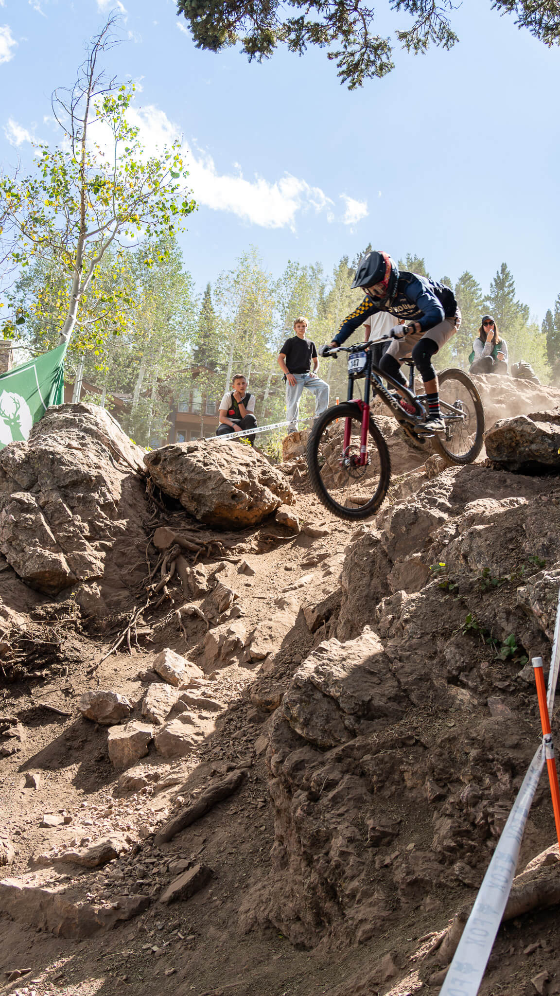 Seeding runs at the Fox US Open of Mountain Biking at Deer Valley Resort on Friday, Sept. 11.