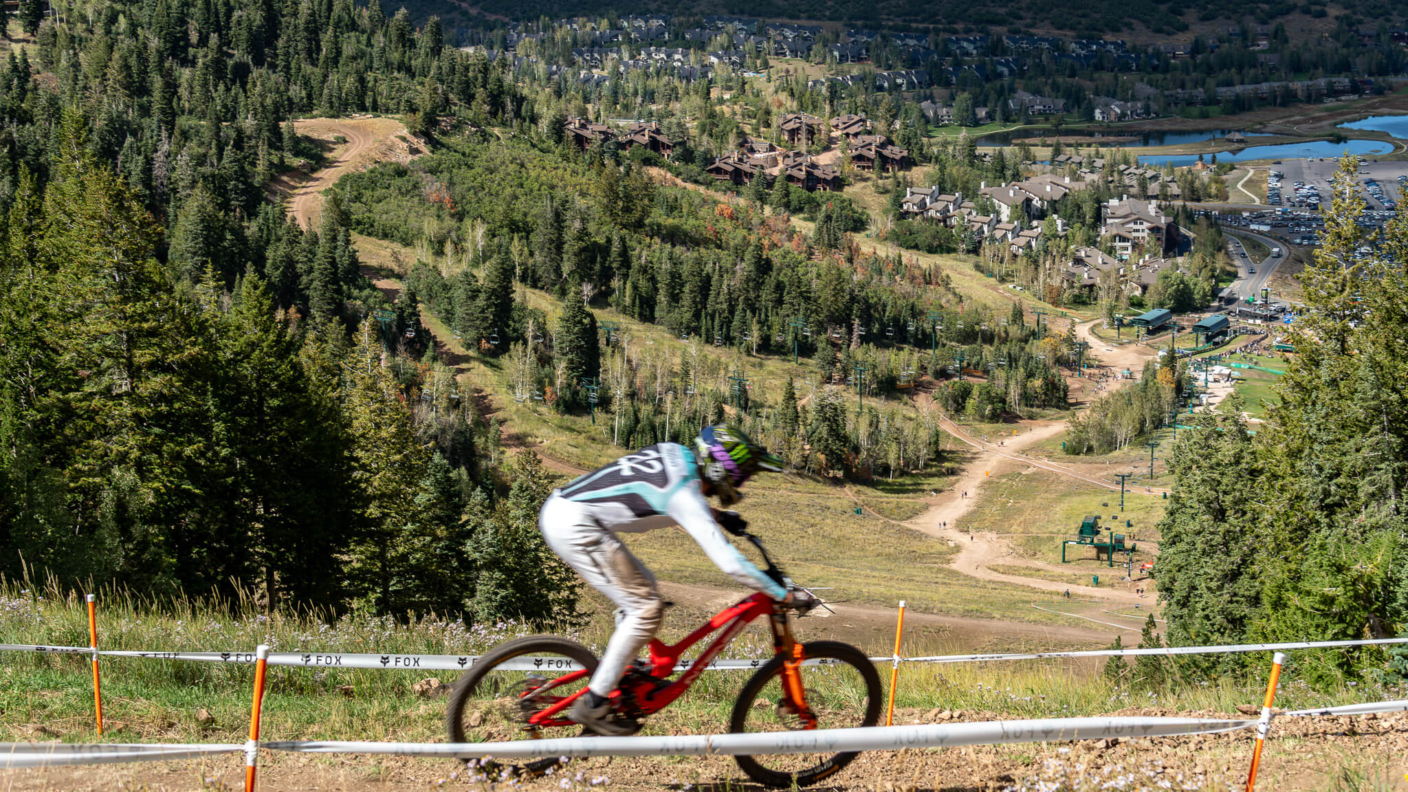 Seeding runs at the Fox US Open of Mountain Biking at Deer Valley Resort on Friday, Sept. 11.