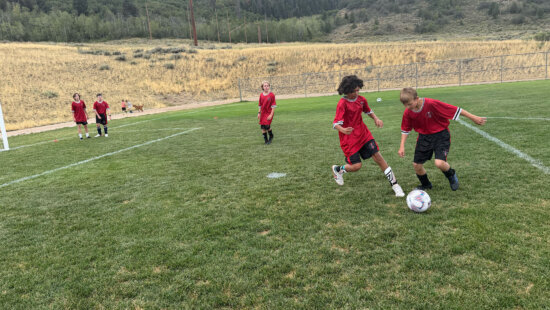 Park City middle school students take part in the inaugural Miners Middle School soccer season, a partnership between Park City School District, City League, and Basin Recreation.
