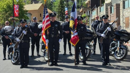 Park City Police Department at the annual Fourth of July parade, 2026.