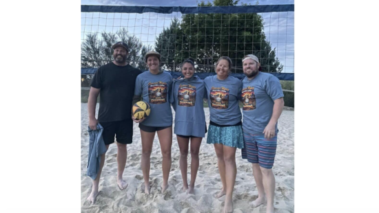Recreational Division Champions: "Sandlot", Dave Held, Nonie Frishette, Liz Coleman, Sue Anderson, Jeff Miller.