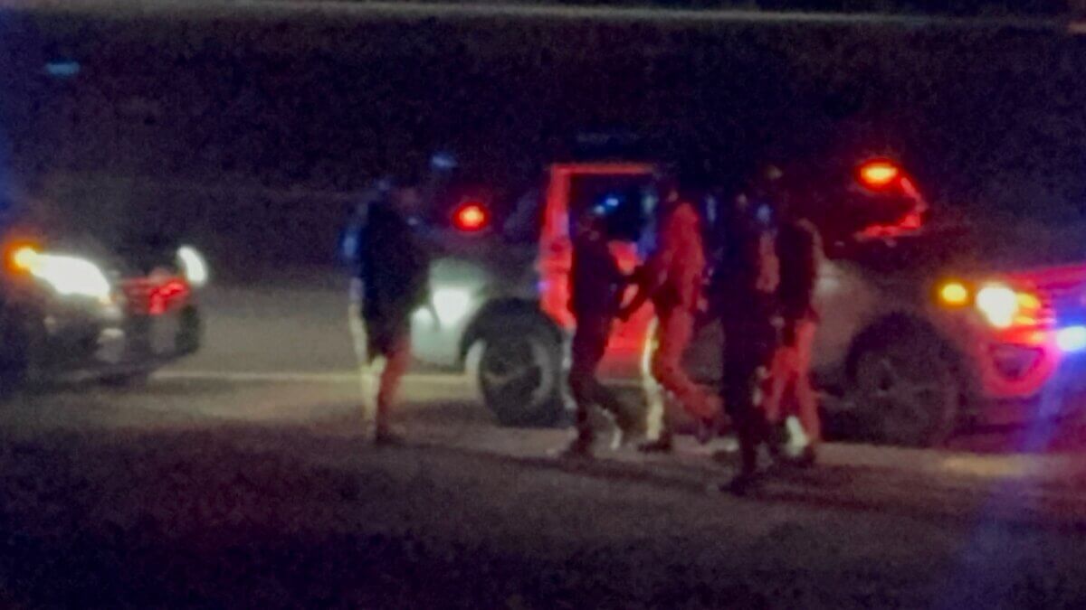 Federal agents conduct an early-morning operation Wednesday in the Snyderville area near Ecker Hill Middle School. The Summit County Sheriff’s Office said it was notified of the operation and that federal agents had left the county by about 9:30 a.m.
