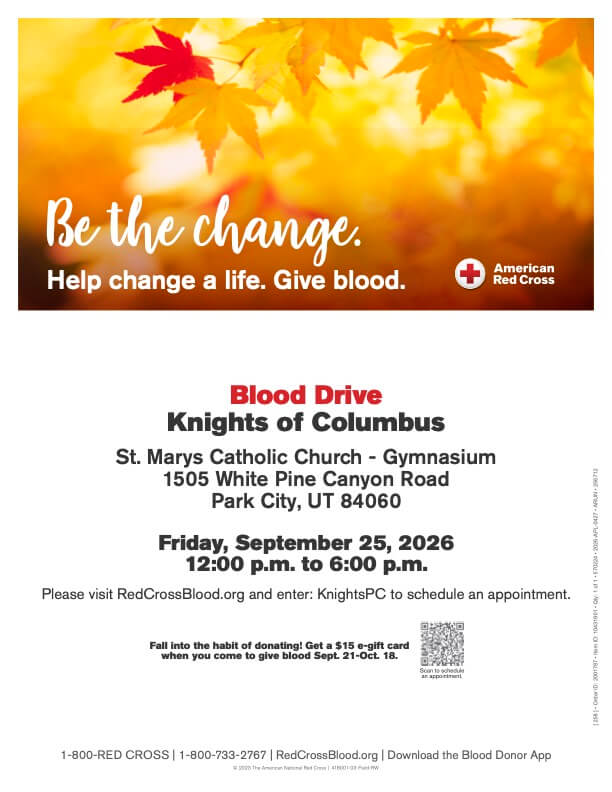 Knights of Columbus Blood drive