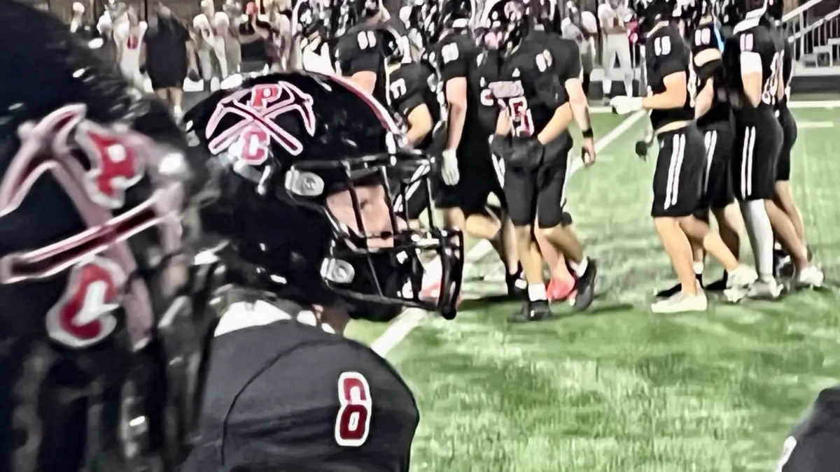 Park City High School PCHS Miners Boys Varsity Football Team.