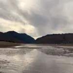 Pineview's exposed lake bed in October 2026.