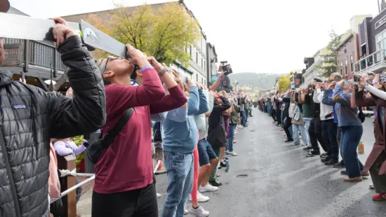 The 10th Anniversary of the Park City Shot Ski on 10/10