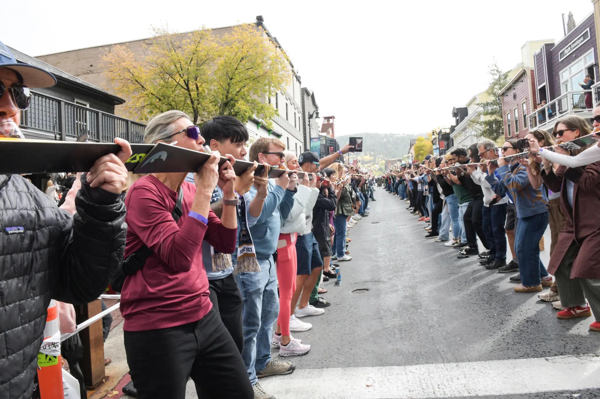 The 10th Anniversary of the Park City Shot Ski on 10/10