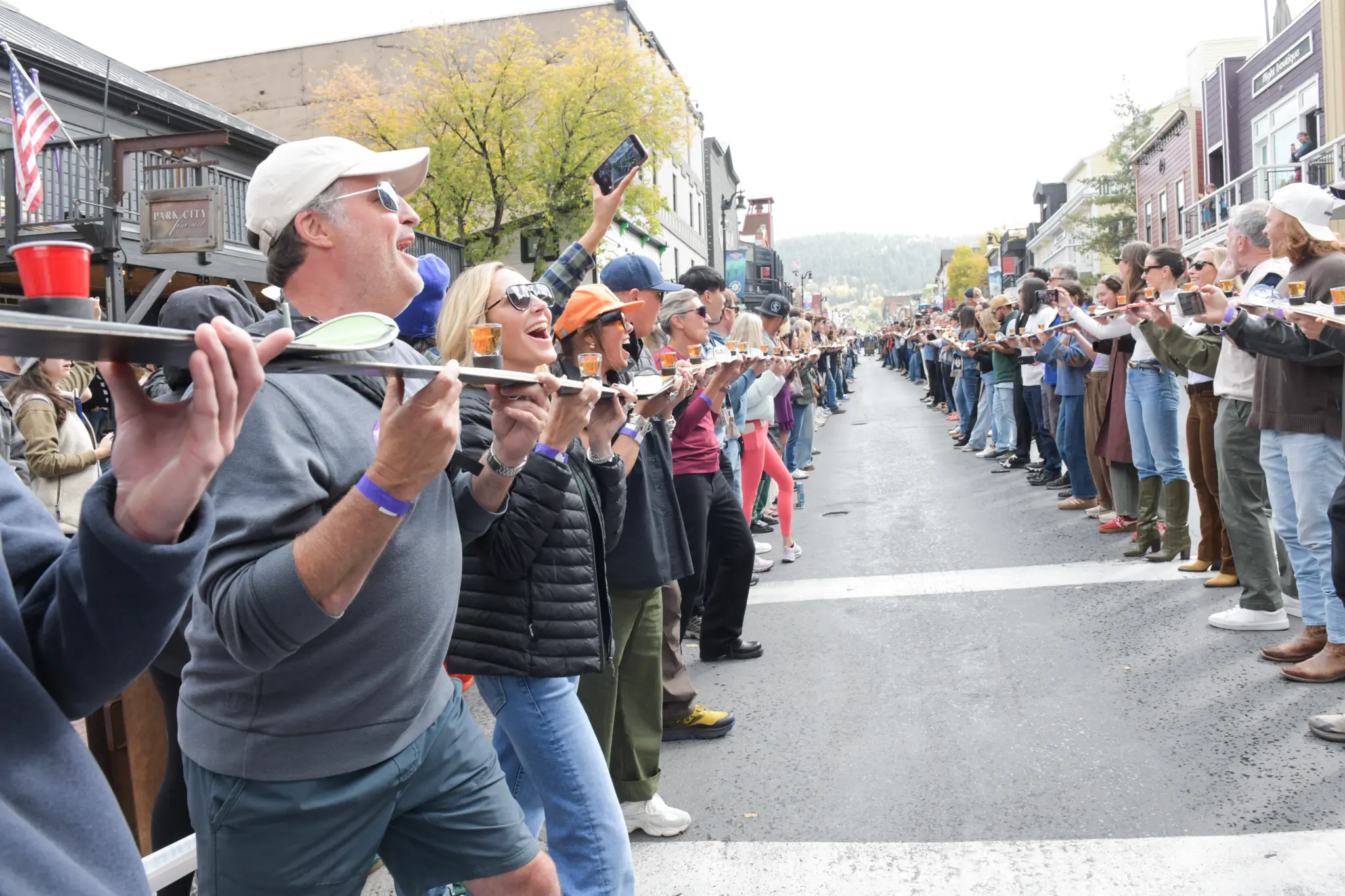 The 10th Anniversary of the Park City Shot Ski on 10/10