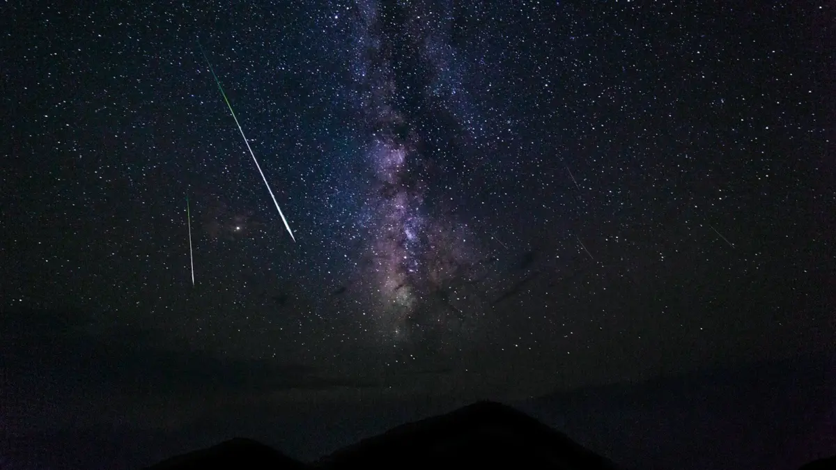 The Draconid meteor shower peaks Thursday night into early Friday, with a nearly new moon and mostly clear skies expected to improve viewing conditions around Summit County.