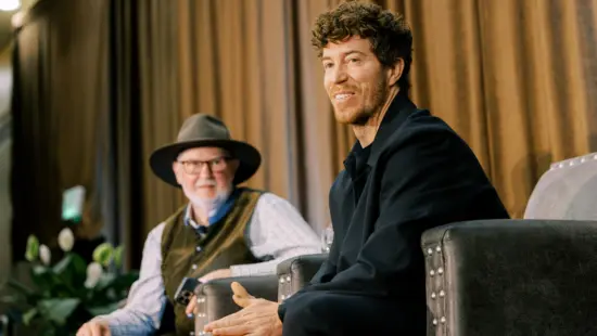 Shaun White at Park City Chamber's Annual Fall Tourism Forum.