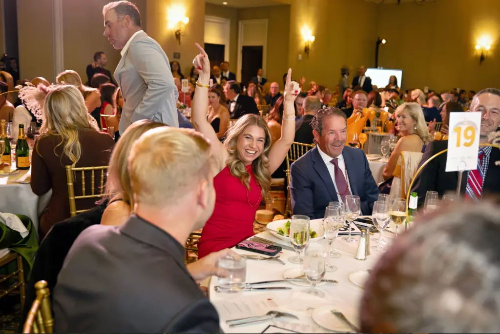 Guests bid during the live auction at a previous Red Apple Gala. The Park City Education Foundation’s annual fundraiser returns Nov. 14 to Montage Deer Valley for the organization’s 40th anniversary.