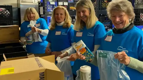 Snacks In Backpacks volunteers via the Christian Center of Park City.